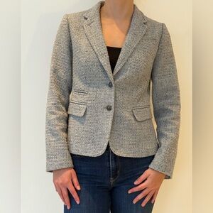 Banana Republic Women's Light Gray Blazer